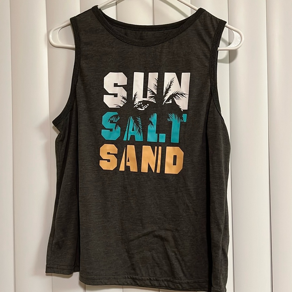 SHEIN Tank Top Sun Salt Sand  size large